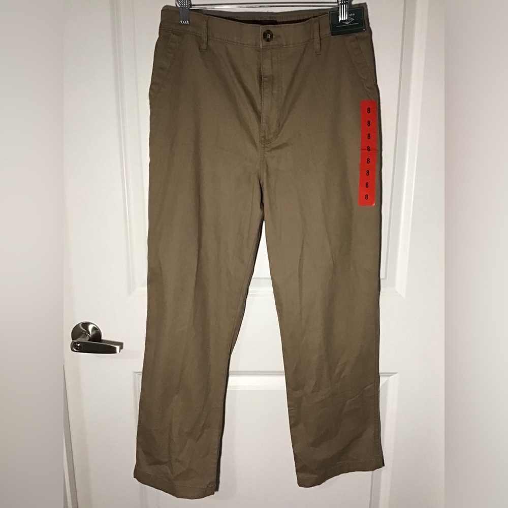 G.H. Bass & Co. Women's Tan Straight Leg Pants Size 8